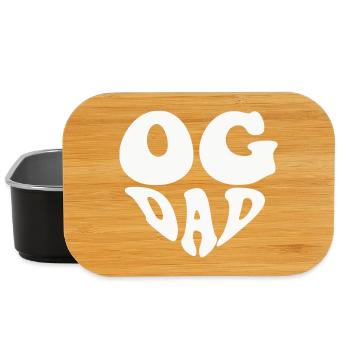 OG Dad - Small Heart (Custom Color) - Lunch Box - black - Front