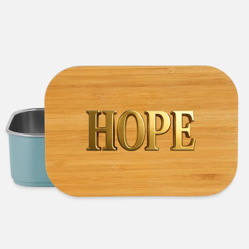 NEU -- Golden "Hope" - Klassischer Stil. - Lunch Box - Hellblau