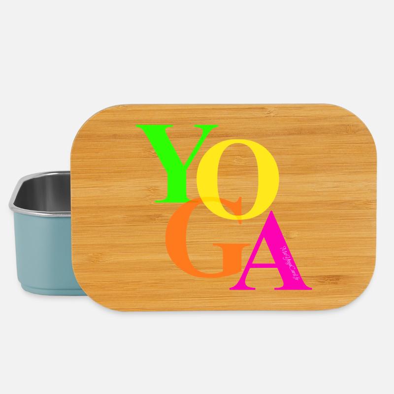 YOGA aux couleurs du printemps - Boîte à goûter - bleu pâle