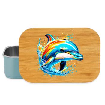 Dolphin - Lunch Box - light blue - Front