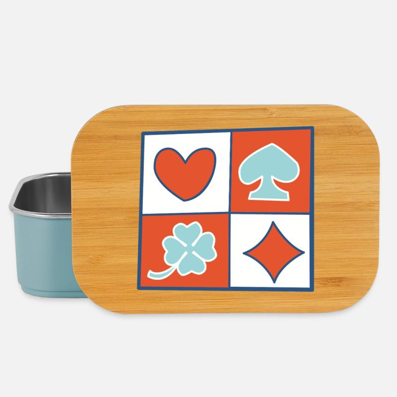 Checkerboard 2 von helfspawn - Lunch Box - Hellblau