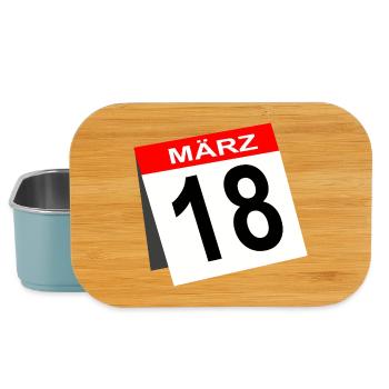 18th Birthday March Gift Calendar - Lunch Box - light blue - Front