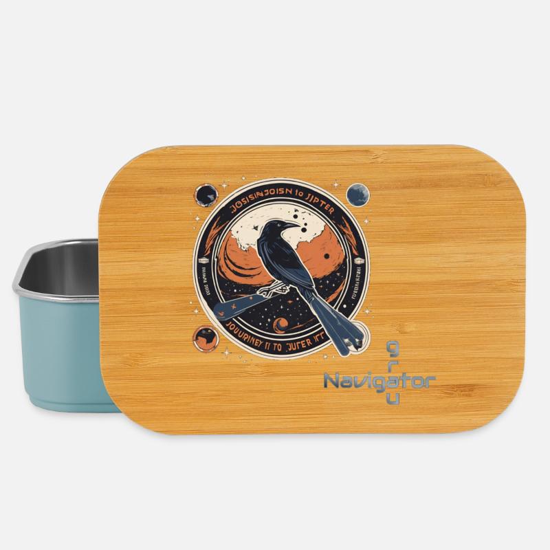 Raven_Mission_Patch_cutadd2 - Lunch Box - Hellblau