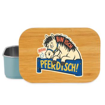 Völlich Pferdisch - Lunch Box - Hellblau - Vorne