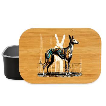 Galgo StreetArt n°04 - Boîte à goûter - noir - Devant