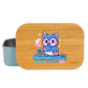 Feeling NocturnOWL - Lunch Box - light blue - Front