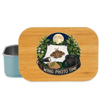WING PHOTO TIME - Lunch Box - light blue - Front