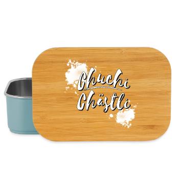 Chuchichästli typo | Chuchichäschtli  - Lunch Box - Hellblau - Vorne