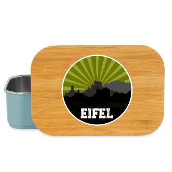 Eifel Skyline Retro - Lunch Box - light blue - Front