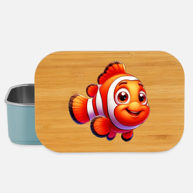 Clownfisch - Lunch Box - Hellblau