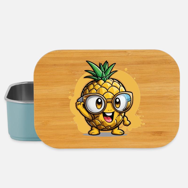 Kleine Ananas - Lunch Box - Hellblau