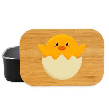 Ostern Küken in Ei - Lunch Box - Schwarz - Vorne
