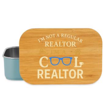 Je ne suis pas un agent immobilier ordinaire, mais un - Boîte à goûter - bleu pâle - Devant