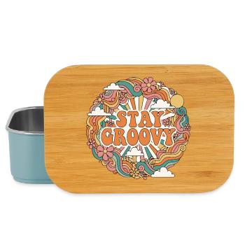 Psychedelisch Retro - Lunch Box - Hellblau - Vorne