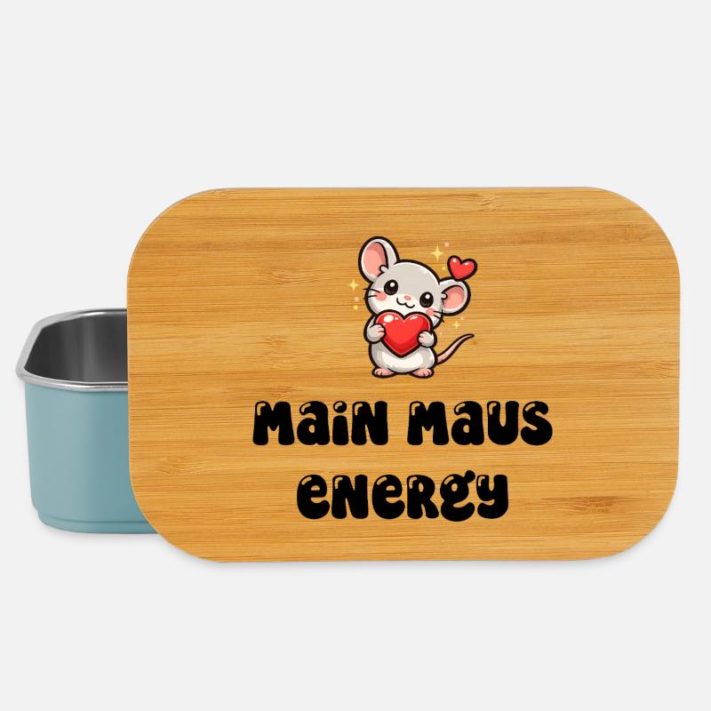 Main Maus Energy - Lunch Box - Hellblau