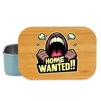 Explosion de bande dessinée Home Wanted - Boîte à goûter - bleu pâle - Devant
