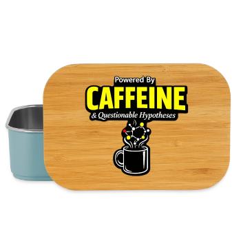Coffee Chemistry: Caffeine Molecule Mug - Lunch Box - light blue - Front