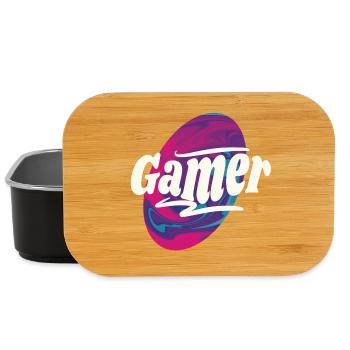 Gamer - Lunch Box - black - Front