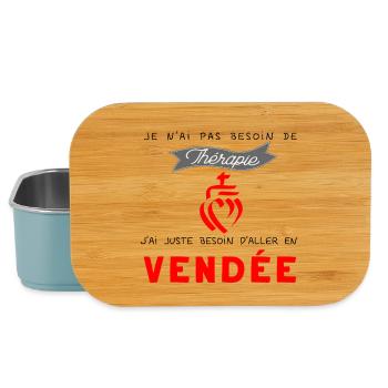 Vendée - thérapie - Boîte à goûter - bleu pâle - Devant
