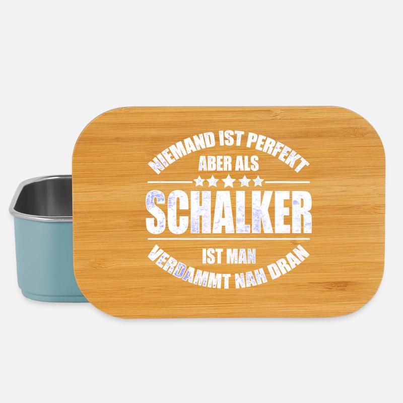 Schalker Fan Design Geschenkidee - Lunch Box - Hellblau
