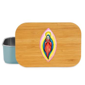 Vulva Maria - Lunch Box - light blue - Front