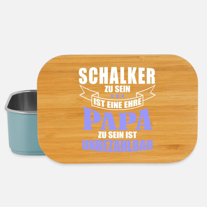 Schalker Papa | Schalke Vatertags Geschenkidee - Lunch Box - Hellblau