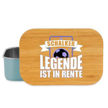 Die Schalker Legende ist in Rente | Schalke Spruch - Lunch Box - Hellblau - Vorne