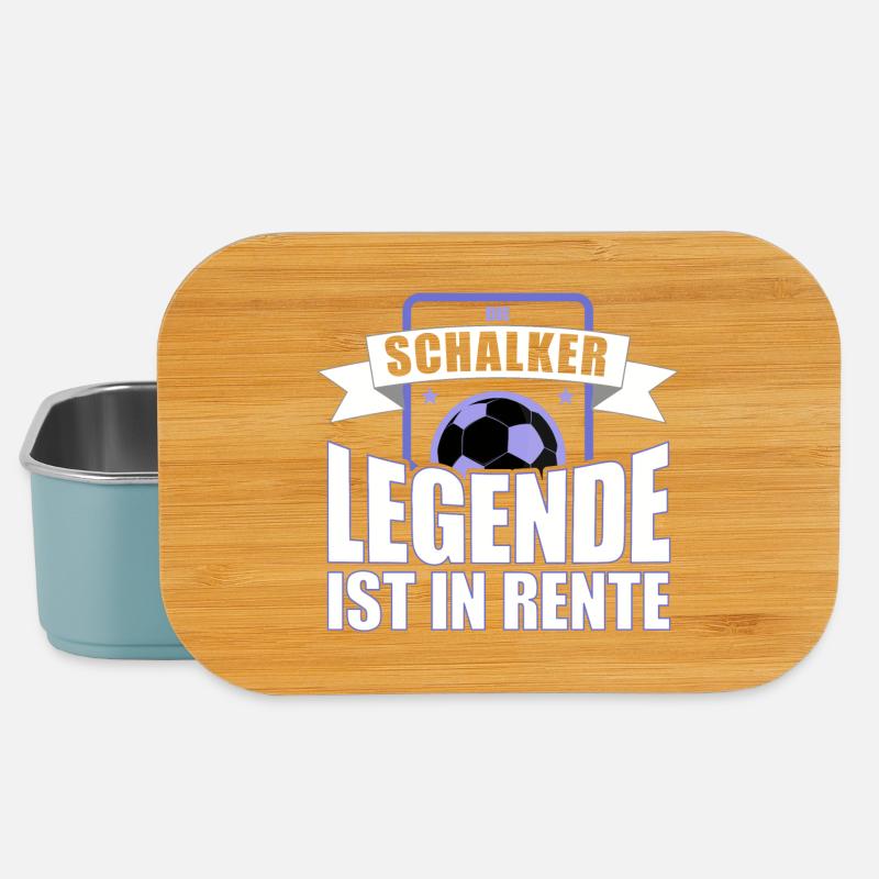 Die Schalker Legende ist in Rente | Schalke Spruch - Lunch Box - Hellblau