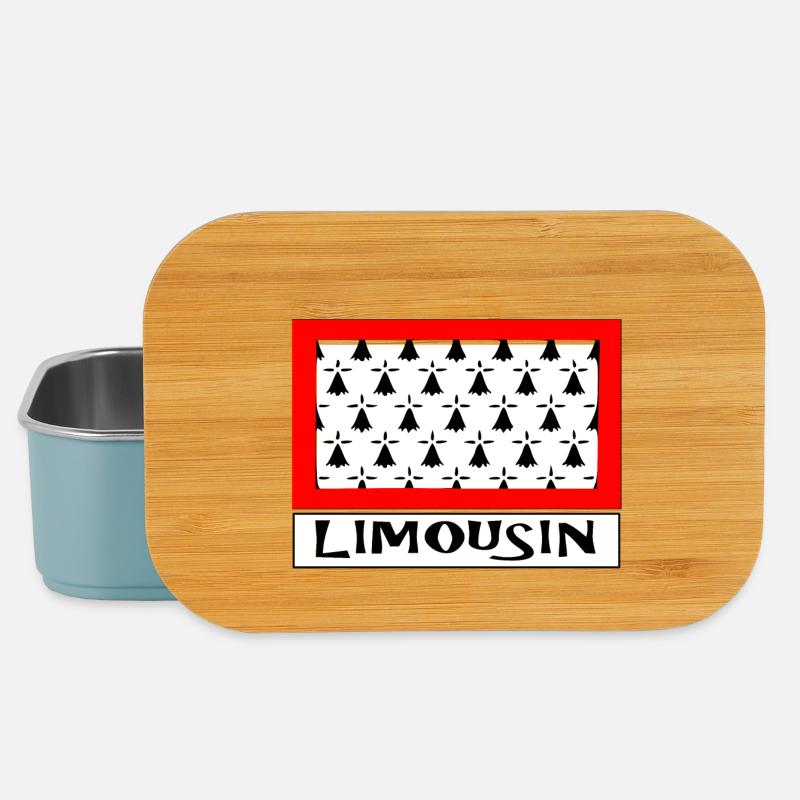 limousin - Boîte à goûter - bleu pâle