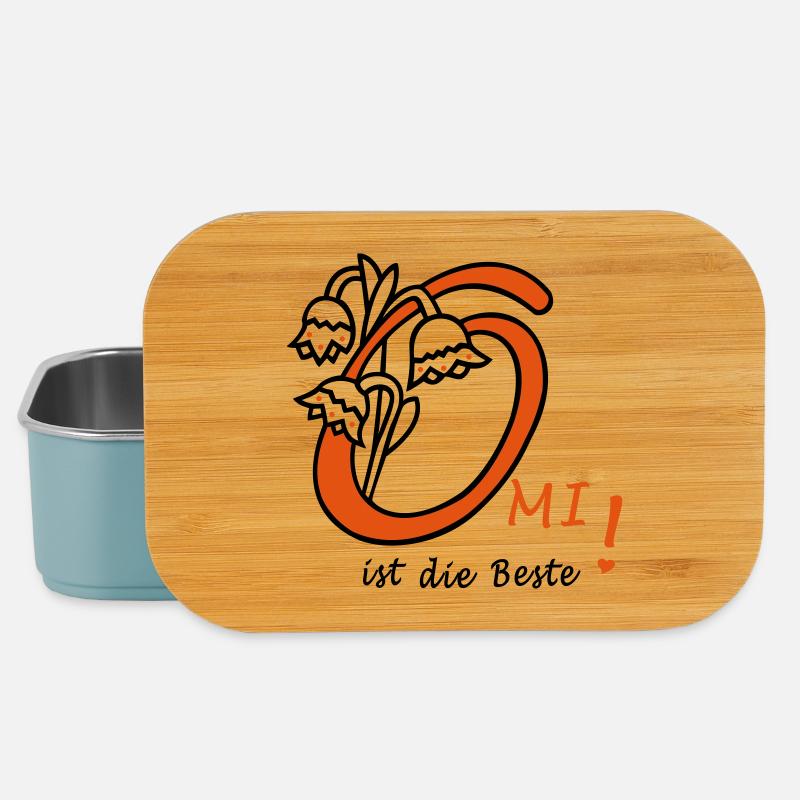 Omi ist die Beste - Lunch Box - Hellblau