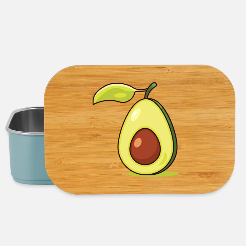 Avocado - Lunch Box - Hellblau