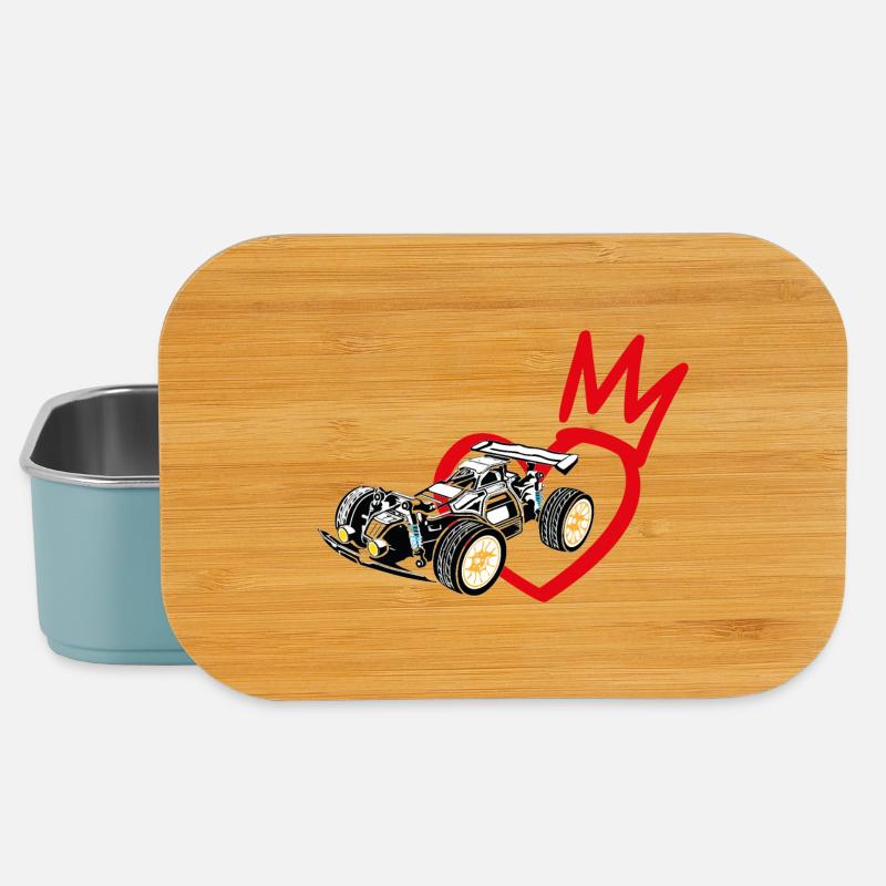 RC Dynamisches und kraftvolles Autorennen - Lunch Box - Hellblau