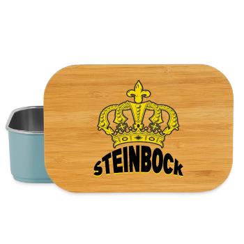 Steinbock Horoskop Spruch Sternzeichen Aberglaube - Lunch Box - Hellblau - Vorne