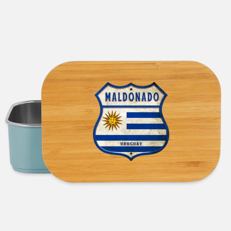 Maldonado Uruguay Vintage Design - Lunch Box - Hellblau