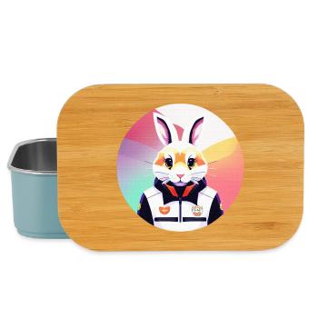 Lapin, Lapin, Lapin de Pâques - Boîte à goûter - bleu pâle - Devant