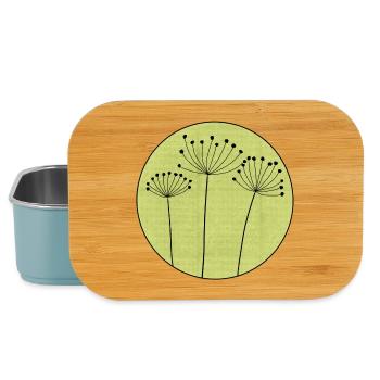 Trockenblume Minimal - Lunch Box - Hellblau - Vorne