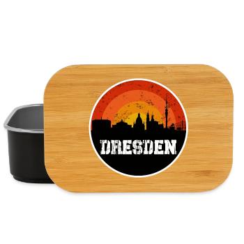 La ligne d’horizon de Dresde - Boîte à goûter - noir - Devant