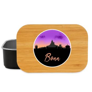 Bonn Fine Skyline - Lunch Box - Schwarz - Vorne