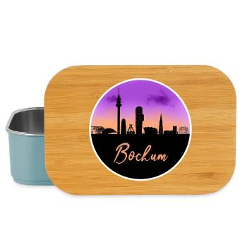 Bochum Fine Skyline - Lunch Box - Hellblau - Vorne