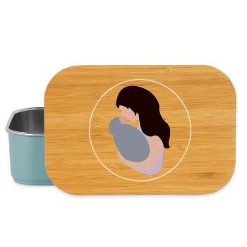 Mother and Child - Lunch Box - light blue - Front