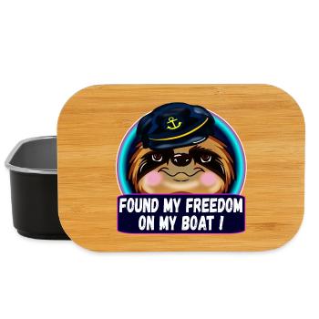 SEGELKAPITÄN FAULTIER BOOT FREIHEIT - Lunch Box - Schwarz - Vorne