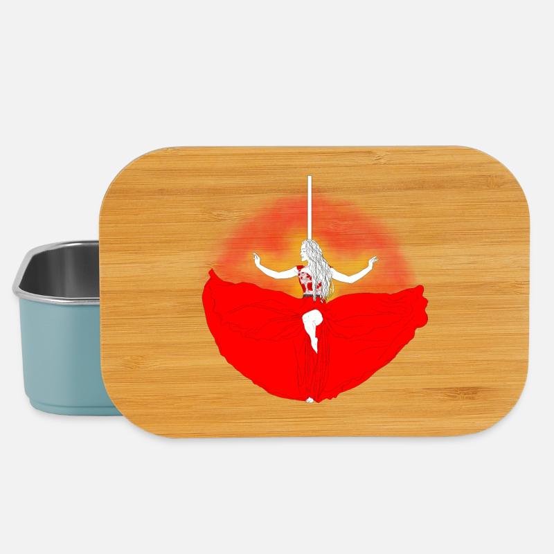 Red-hot pole dance - Lunch Box - light blue
