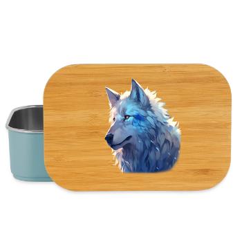 Safe The Wolf Lupine Tierschutz Umweltaktivist - Lunch Box - Hellblau - Vorne