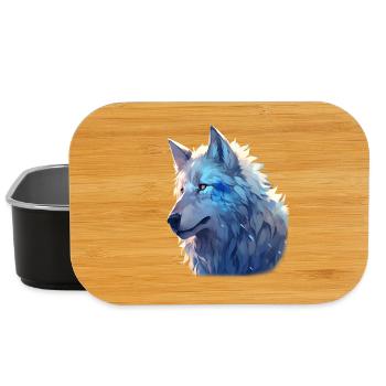 Safe The Wolf Lupine Tierschutz Umweltaktivist - Lunch Box - Schwarz - Vorne