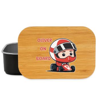 Oliver on board - Lunch Box - black - Front