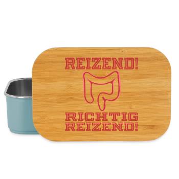 Reizdarm | RICHTIG REIZENDER DARM SRPÜCHE - Lunch Box - Hellblau - Vorne
