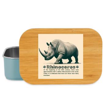Rhinoceros - Lunch Box - light blue - Front