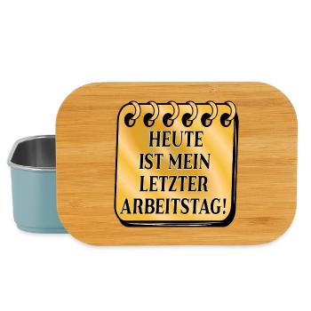 ABSCHIED KOLLEGEN - LETZTER ARBEITSTAG - Lunch Box - Hellblau - Vorne