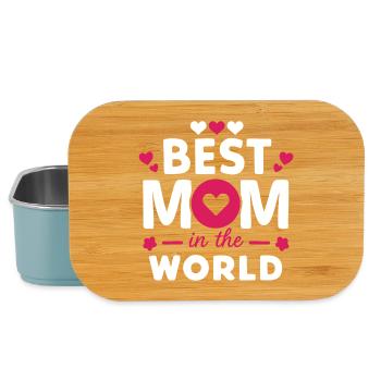 Beste Mutter der Welt - Lunch Box - Hellblau - Vorne