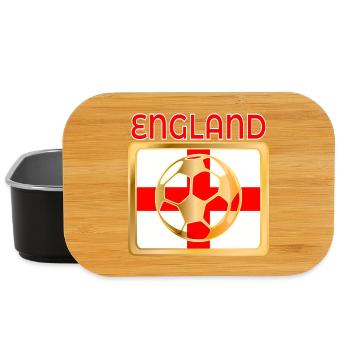 ENGLAND SPIELT FUSSBALL FUSSBALL - Lunch Box - Schwarz - Vorne